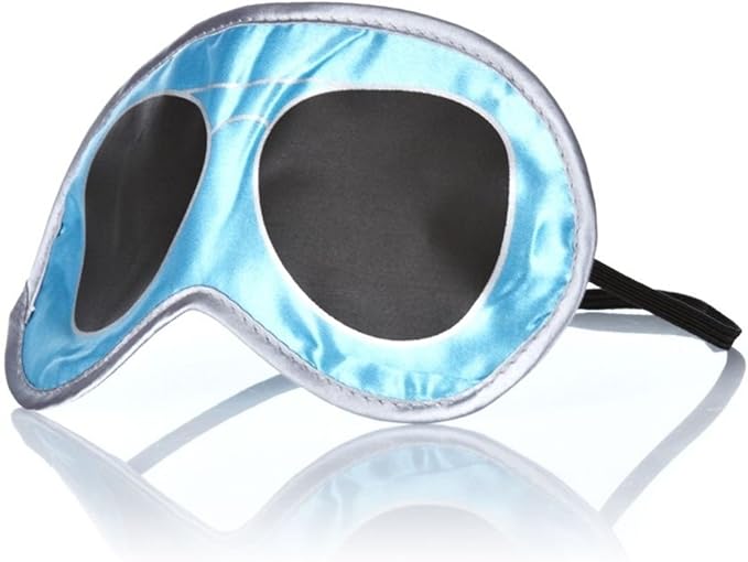 Inevitable Fun Funky Sunglasses Sleep Eye Mask Travel Mask (Blue