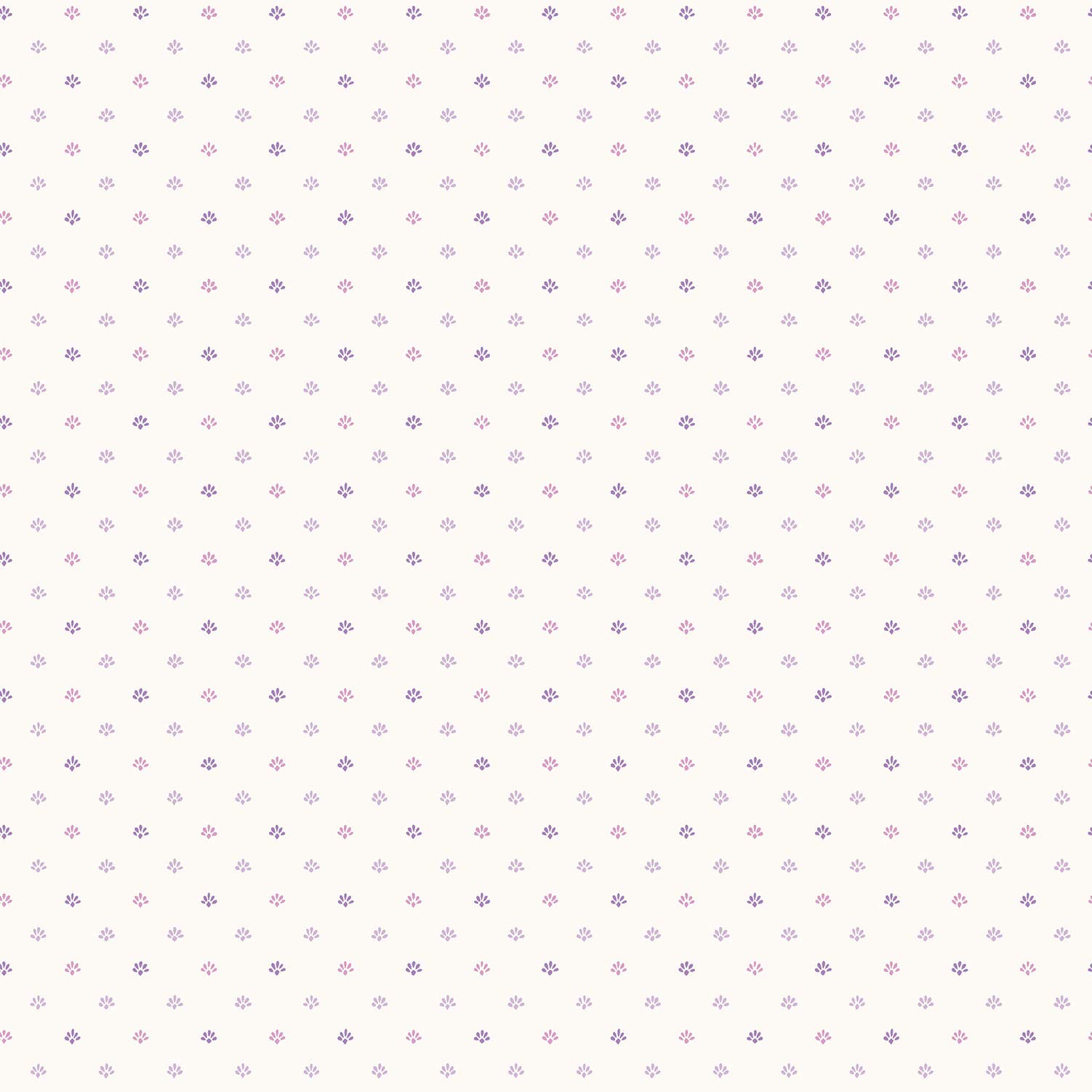 Galerie G67901 Miniatures 2 Mini Print Motif Design Wallpaper, Lilac/White, 10m x 53cm