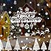 Quanhaigou Merry Christmas Wall Decals - Santa Clause/Trees/The Reindeer/Sleigh/Gifts/Balls Removable Window Stickers for Shop Room Doors