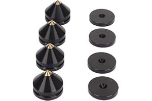 EIMSOAH 4PCS Speaker Isolation Feet Pad, HiFi Speaker Shock Absorption Amplifier Spikes Stand Feet Pad, Isolation Feet Mat fo