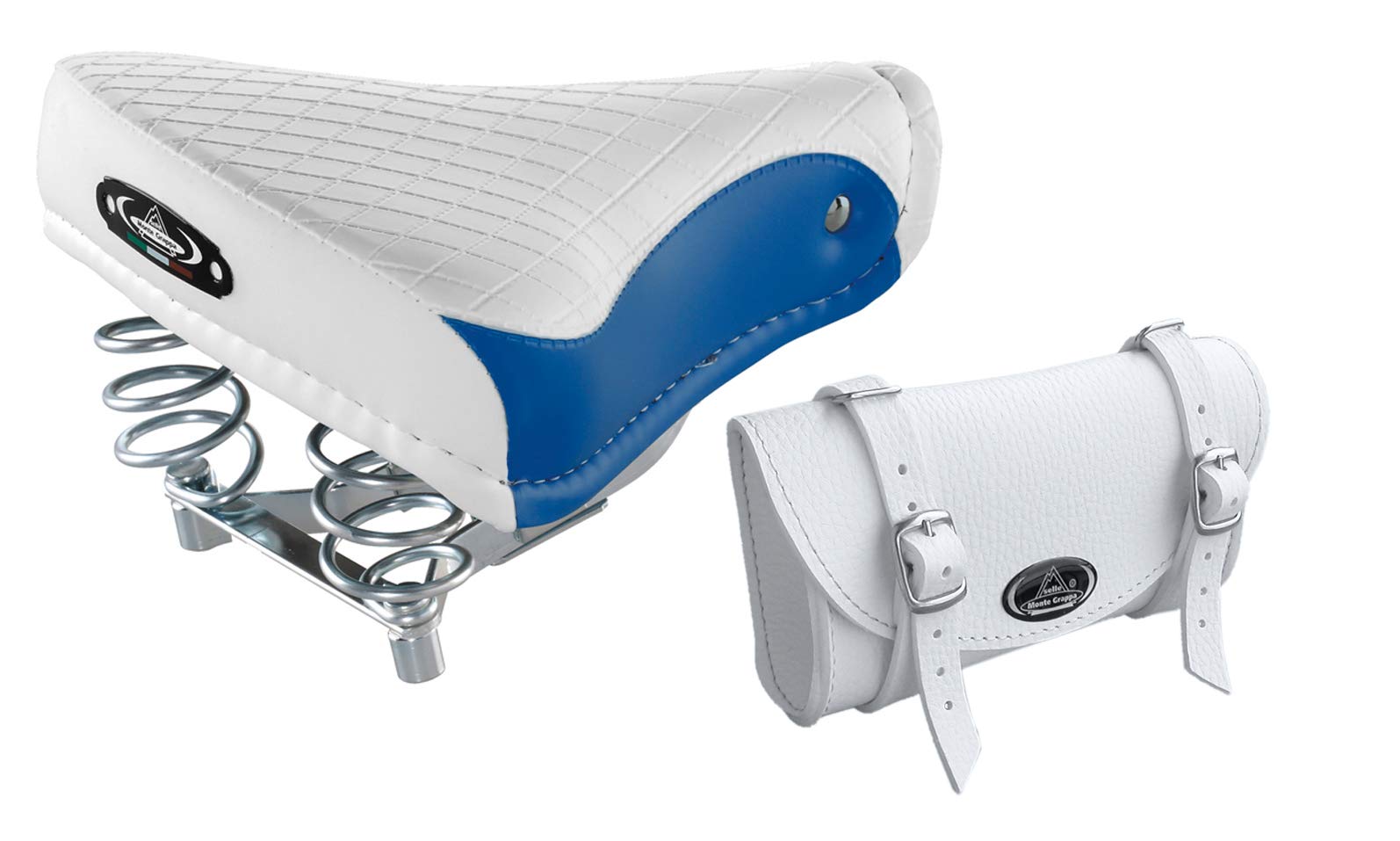 Montegrappa saddle for City Beachc ruiser Holland wheel Vintage Retro Look 1750 Export wheel + Montegrappa storage bag MOD. 0016