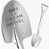 Personalized Ice Cream Shovel Custom Ice Cream Spoons Engraved Ice Cream Scoop for Ice Cream Lover Gifts for Dad Women Girlfriend Boyfriend Mother's Day Fathers Day Birthday Christmas (Design 1)