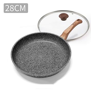 DWUN [a31 Olla, Wok, Maifan Stone Pan Sartenes Sartén Antiadherente Filete Frito Pancake