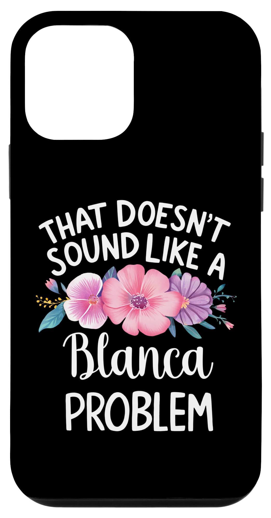 iPhone 12 mini BLANCA Personalized Cute Flower Girls BLANCA Name Case