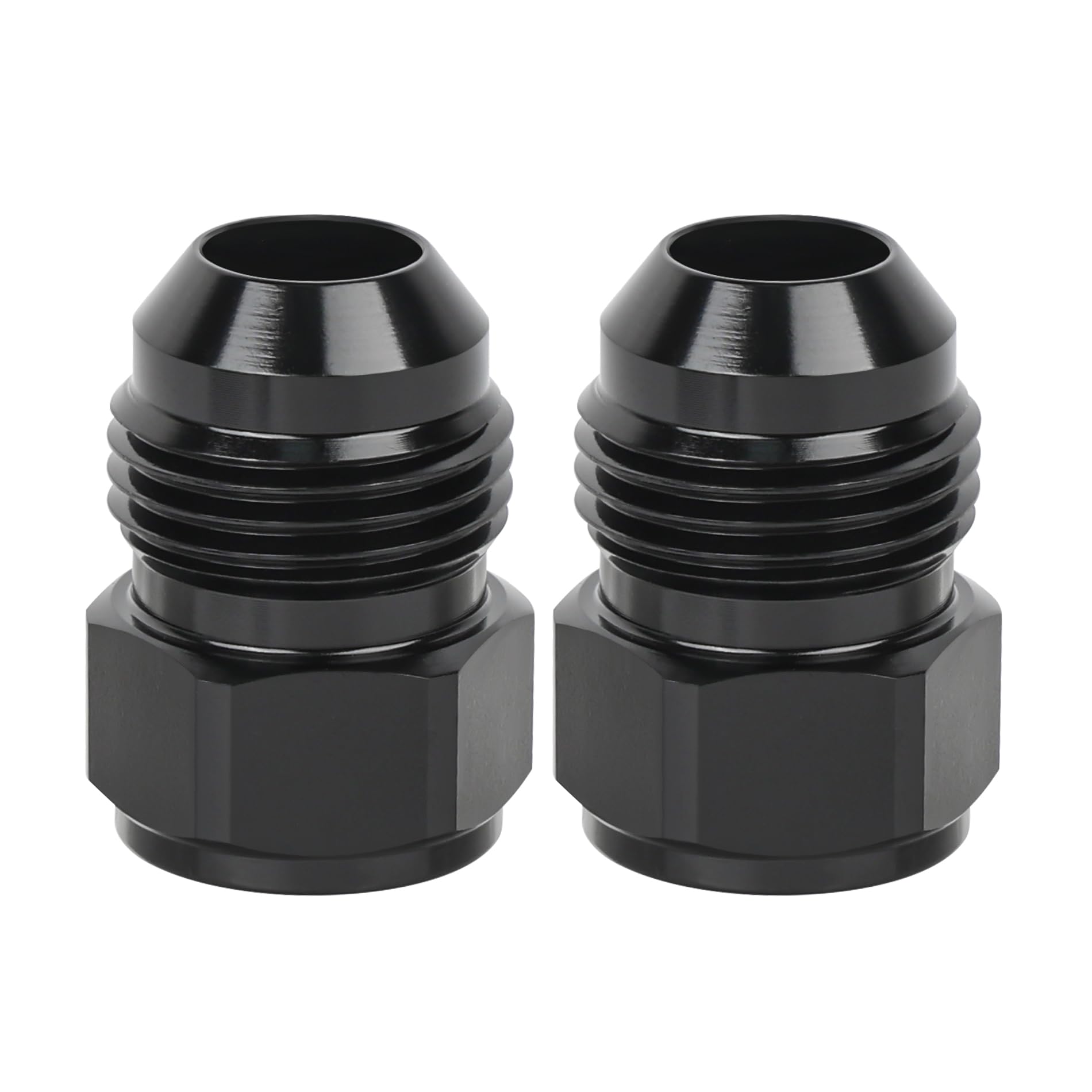 Photo 1 of EVIL ENERGY 6AN Female to 8AN Male Falre Reducer Expander Adapter Fitting 2Pcs
