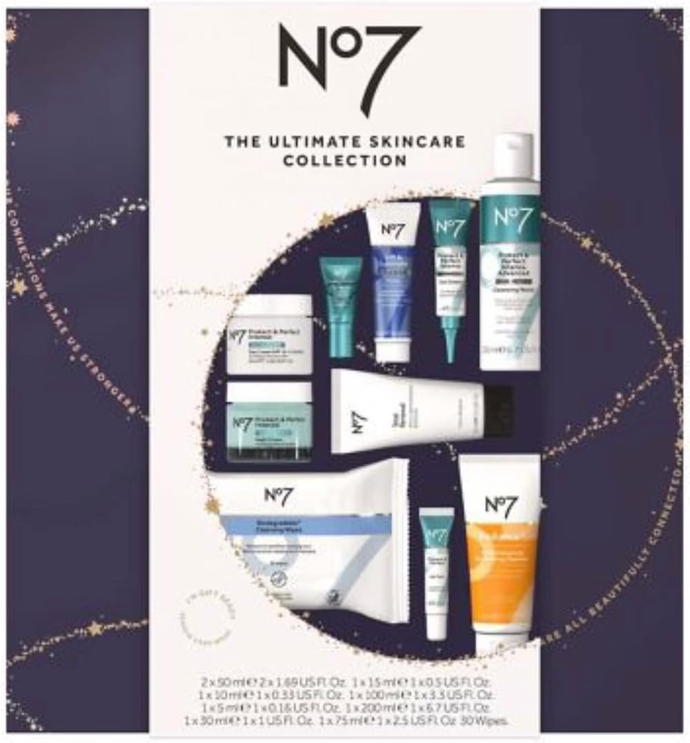 No7 The Beauty Collection Gift Set 2021 - Hydrating Skincare & Lip Cheek Tint