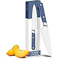 Misen 6.8" Chef Knife – High Carbon Japanese AUS-10 Stainless Steel – Hybrid German & Japanese Blade – Precision Kitchen Knife for Professionals & Home Cooks – Ultimate Cutting Performance - Blue