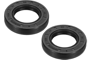 PATIKIL EU Radial Shaft Seal, 2 Pcs 30mm x 52mm x 10mm Nitrile Rubber TG4 Oil Seal for Bearing Shaft Oil Pumps Engines, Black