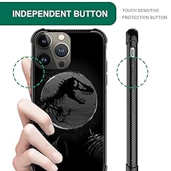 CARLOCA Compatible with iPhone 15 Pro Case,Dinosaur