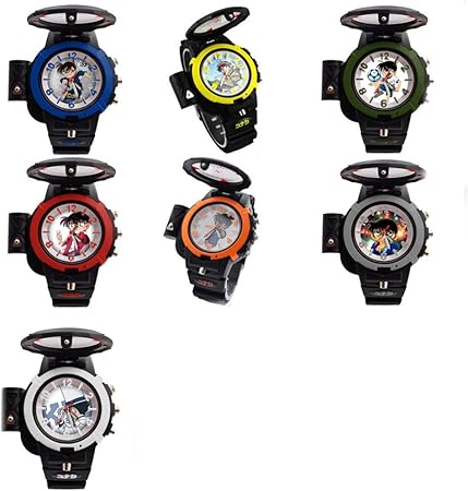 Amazon 子供にプレゼント最適 名探偵コナン 腕時計 多機能 レーザーランプ 録音可能 拡大鏡 おもちゃ グッズ アニメ 映画 人気 時計 七五三 女の子 男の子 誕生日お祝い 入園プレゼント 子供用 アニメ 萌えグッズ 通販