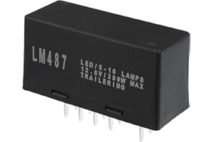 X AUTOHAUX LM487 10 Pins Led Flasher Relay for Cadillac Escalade for GMC Sierra Yukon for Chevrolet Avalanche Silverado Subur