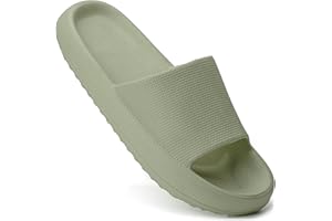 Happy Lily Shower Shoes Men & Women Non Slip, Supper Soft Open Toe House Slippers Shower Sandals, Bedroom Slippers for Women and Men