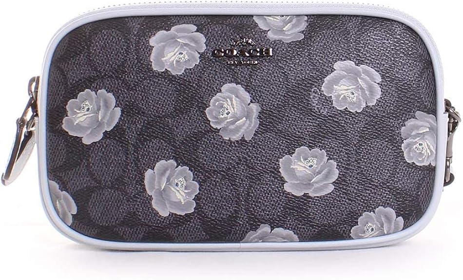 coach rose print crossbody
