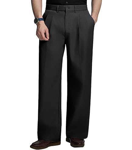 Amazon.com: 1950s Pattern, Men's Tailored Slacks - Waist: 30