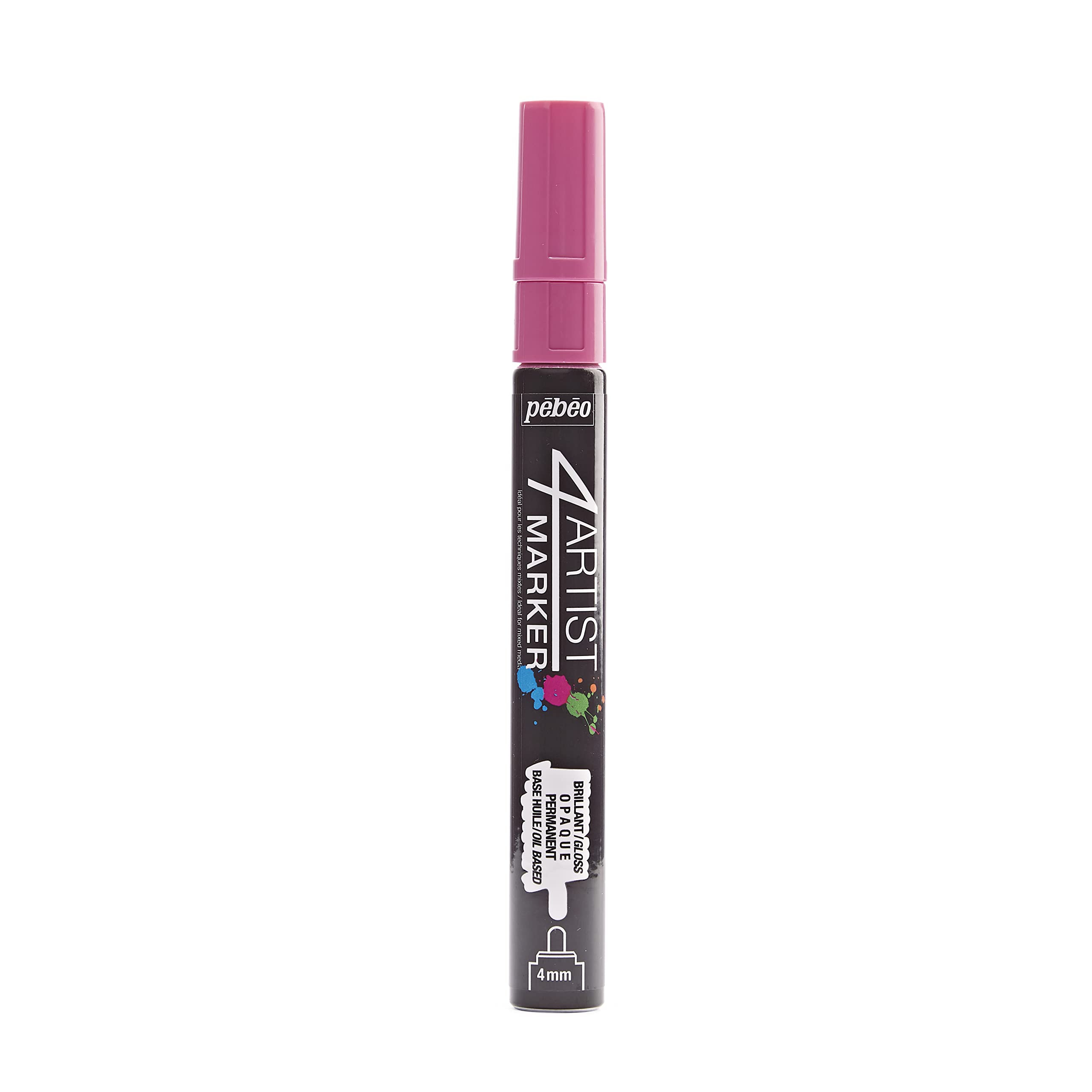 Pebeo 4Artist Pink Marker - 4mm, Round