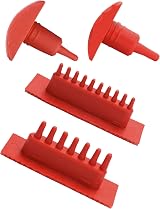 QWORK Wood Grain Tool Rubber Roller Brush 4 Sizes Wall Decor DIY Painting view 2