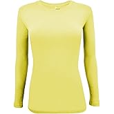 Natural Uniforms Women's Under Scrub Tee Crew Neck Long Sleeve T-Shirt