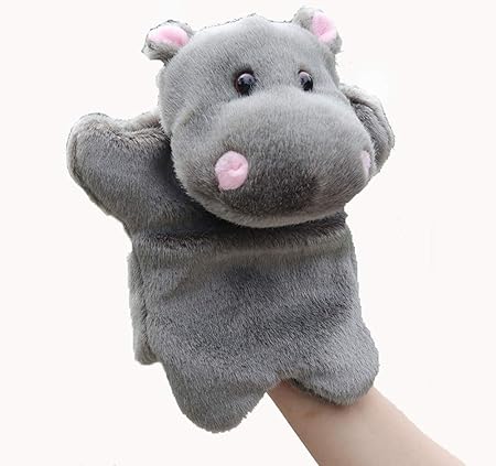 Amazon Kossjaaアニマル パペット ぬいぐるみ 人形 動物 オオカミ うさぎ など ハンドパペット ぬいぐるみ 手人形 手袋 海亀 幼児 情操 教育 親子 カバ ぬいぐるみ おもちゃ