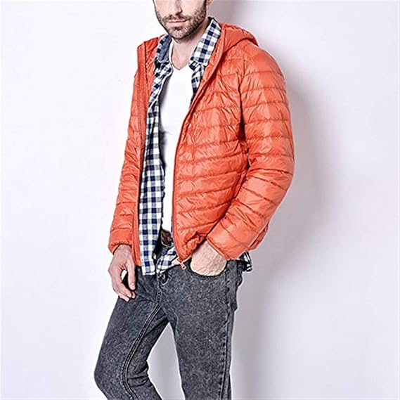 Wattejacken Herren in Orange