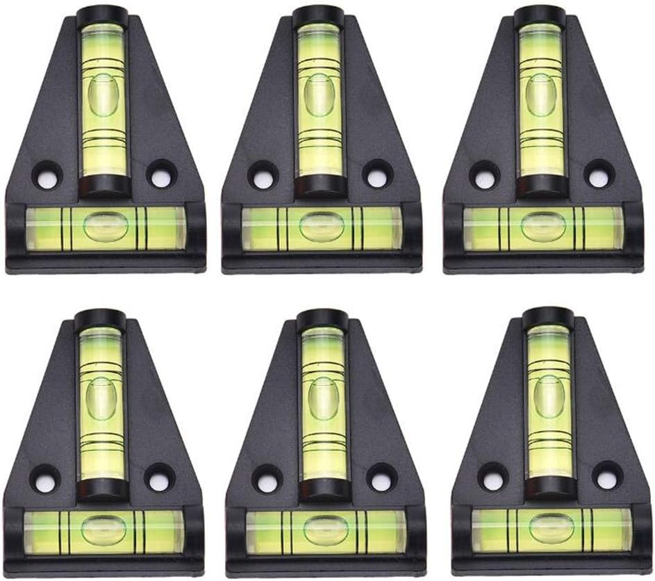 10Pcs Cylindrical Bubble Spirit Level Vials 8x35mm Samll Horizontal Level Use for Telescope Tripod, Photo Hanging Leveling Tools