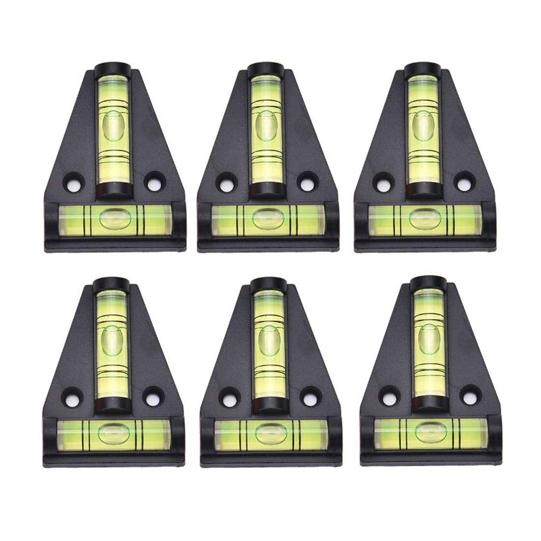 10Pcs Cylindrical Bubble Spirit Level Vials 8x35mm Samll Horizontal Level Use for Telescope Tripod, Photo Hanging Leveling Tools