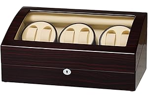 JQUEEN Six Watch Winders 7 Storages with Three Quiet Mabuchi Motors