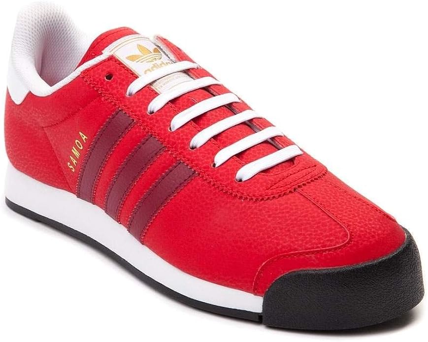 adidas Samoa, Herren DurchgÃ¤ngies Plateau Sandalen mit Keilabsatz, Samoa Red/Burgundy - GrÃ¶Ãe 