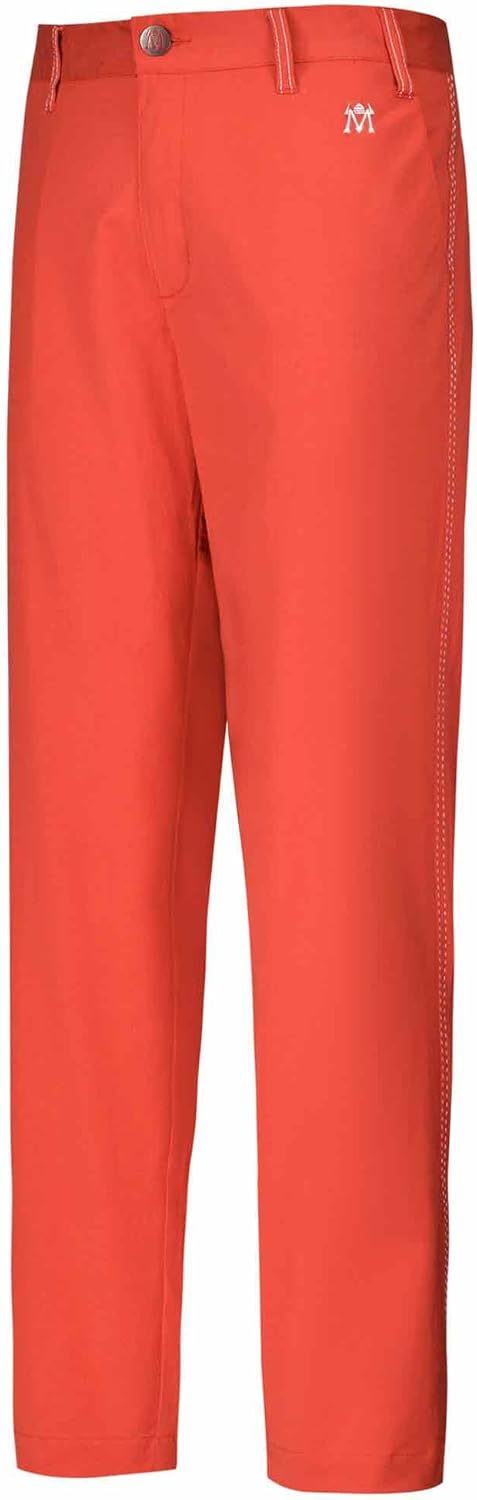 Lesmart Men's Golf Pants Stretch Slim Straight Tech Performance Relaxed Fit Chino Pant: Clothing