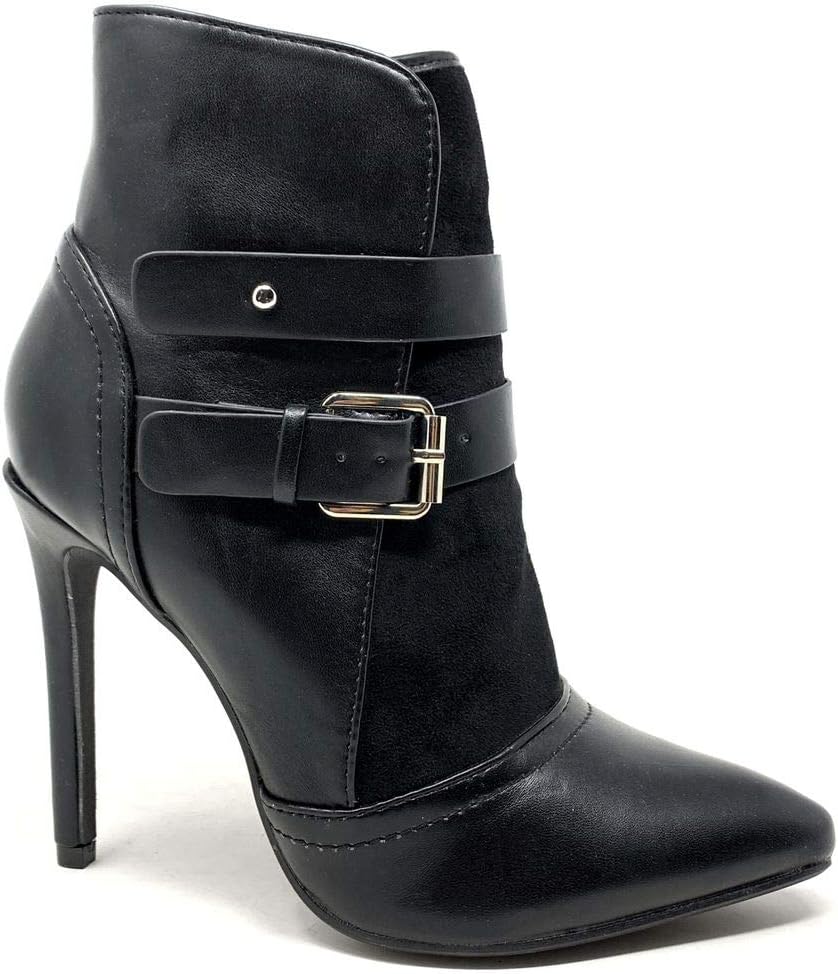 Women's Fashion Shoes Ankle Boots - Booty Boots - high Heels - Biker - Rock - Thong - Animal Print - Python Snakeskin Effect Stiletto high Heel 11 cm