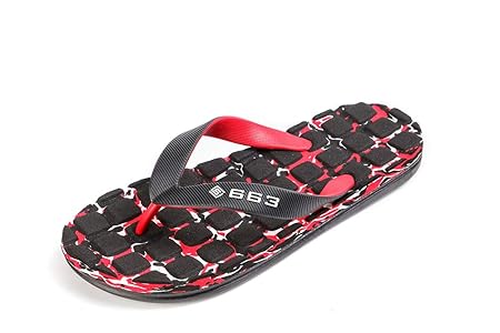 AWSAYS 2019 Sommertarnung Quadratische Massage Strand Flip-Flops Sandalen Casual Slip-On Flip-Flops