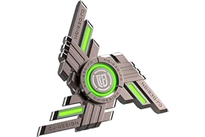 FAIMOCAS Fidget Spinner，Fidget Spinner for Adults，Stress Anxiety ADHD Relief Figets Toy，Bearing Premium Long High Spin Fidget Block (Green)