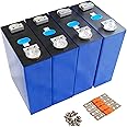 4PCS 3.2V 330Ah Grade A EVE MB31 Lifepo4 Cells Energy Storage Battery with Double-Hole Studs, Perfect for Boat, RV, Golf Cart, DIY Solar Power System