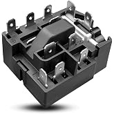 QPS2-C4R7MD3 Freezer PTC Start Relay Fit for Frigidaire FFFU Series | Replace DRB26R61A 7 5304521534 5304521562, Starter and Overload Protector Kit Fit for FFFU13F2VW FFFU16F2VV