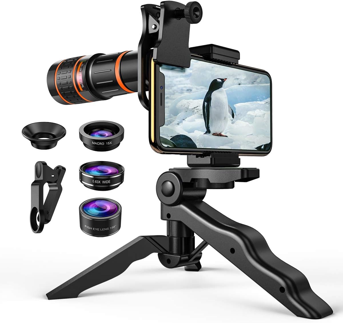 4 in 1 Lens Kit with Tripod