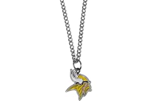 NFL Siskiyou Sports Fan Shop Minnesota Vikings Chain Necklace with Small Charm 22 inch Team Color