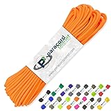 PARACORD PLANET 100 Feet Hanks Parachute 550 Cord