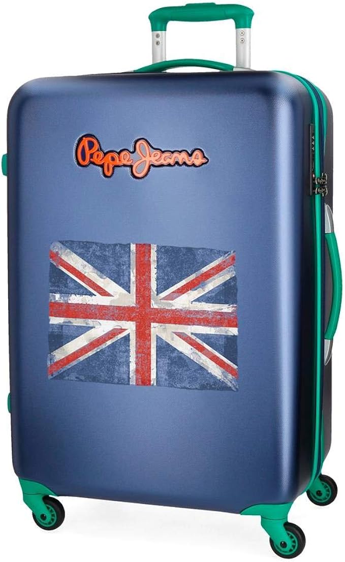 Pepe Jeans Bristol Suitcase 77 Centimeters 103 Blue (Azul) Amazon.co