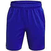 Under Armour - Boys Tech Vent Print Blckd Shorts, Color Royal (400), Size: Large
