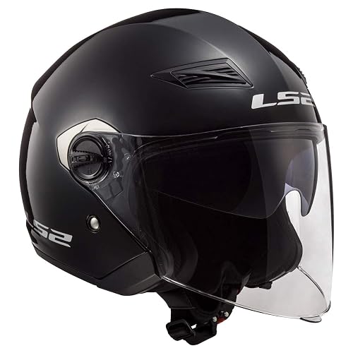 ls2 569-3014 helmet Stream II Solid Gloss Black / Large tech material uses nanotechnology to blend microscopic aramid fibers with a high LS2 Helmets 569-3014 Track Solid
