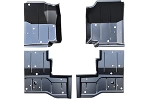 Classic 2 Current Fabrication Factory Style Front & Rear Floor Pan Kit Compatible for 1976-1986 Jeep CJ 7