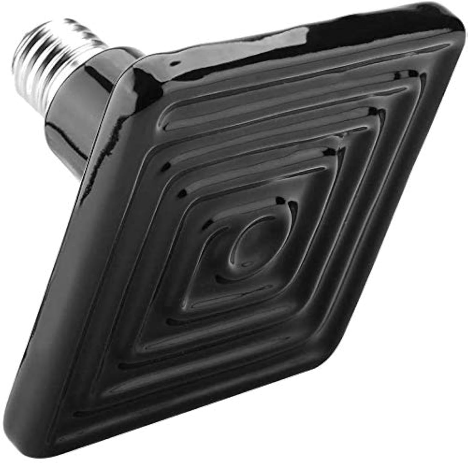 POFET Ceramic Heat Lamp, Black Infrared Ceramic Bulb Emitter Reptile Pet Incubator Brooder for Snake Lizard Turtle Frog 220V-230V(250W)