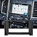 Voodonala Carbon Fiber Central Control Navigation GPS Cover Trim Interior Accessories for Ford F150 2015-2020
