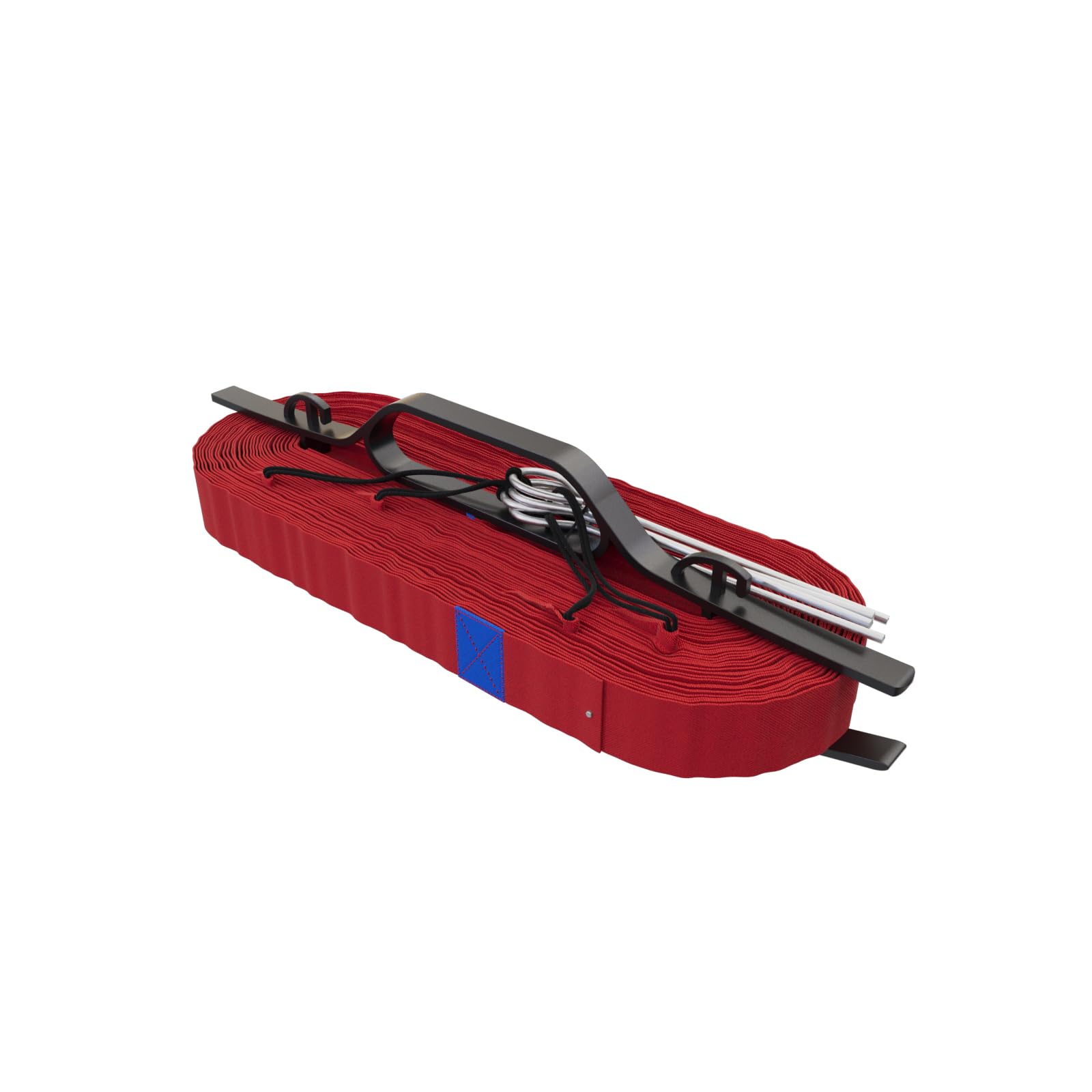 QLS Beach Volleyball Beachvolleyball Ball Game Field Markers for 16 x 8 m Volleyball, red