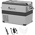 Alpicool CF45 Portable Fridge Freezer,12 Volt Car Refrigerator, 42 Quart (40 Liter) Fast Cooling 12V Car Fridge -4℉~68℉, Car Cooler, 12/24V DC and 100-240V AC for Outdoor, Camping, RV, Truck