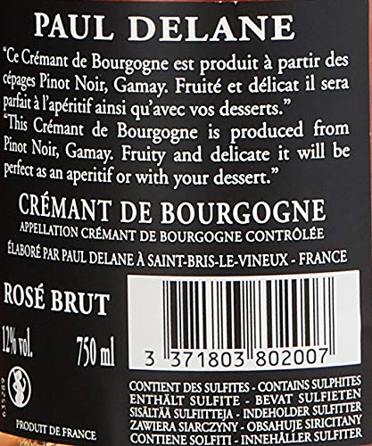 Paul Delane Crémant de Bourgogne Rosé Brut (3 x 0,75l) – Bild 6