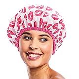 Reusable Shower Cap & Bath Cap & Lined, Oversized