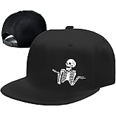 FACITE Snapback Hats Christian Hats for Men Flat Bill Hats for Men Adjustable Black Baseball Cap for Women