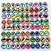 Mosheng Accessory 50pcs/25pairs Dragon Eyes Resin Flatback 10mm Assorted Styles Flatback Scrapbooking Embellishments DIY Scrapbooking Craft Accessory (10 mm)
