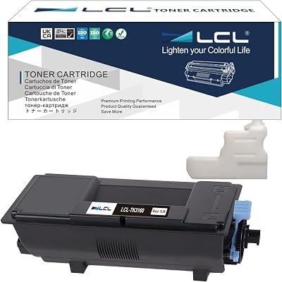 LCL TK3160 Toner Cartridge w/ Chip for Kyocera ECOSYS P3045dn P3050dn M3145dn