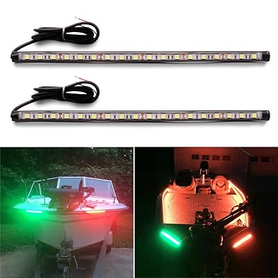 Buy Botepon Navigation Lights For Boats Led Boat Red And Green Bow Lights Boat Night Fishing Lights Deck Lights Ip67 Waterproof For Pontoon Boat Bas Boat Dinghy Kayak Jon Boat Yacht Online